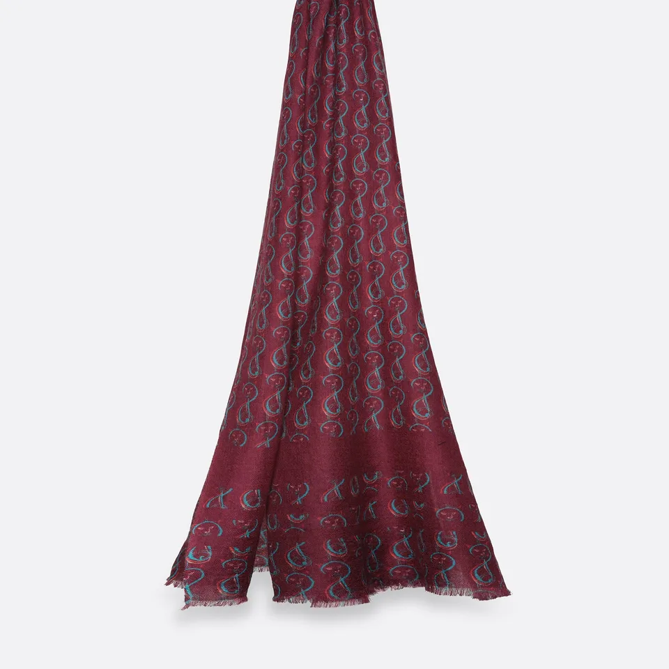petrusse-oscar-rouge-bordeaux-tole-cachemire image 1