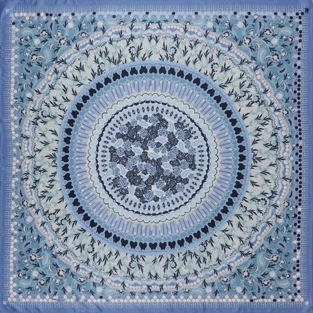 petrusse-grand-carr-soie-130-boh-me-bleu-c-leste image 1