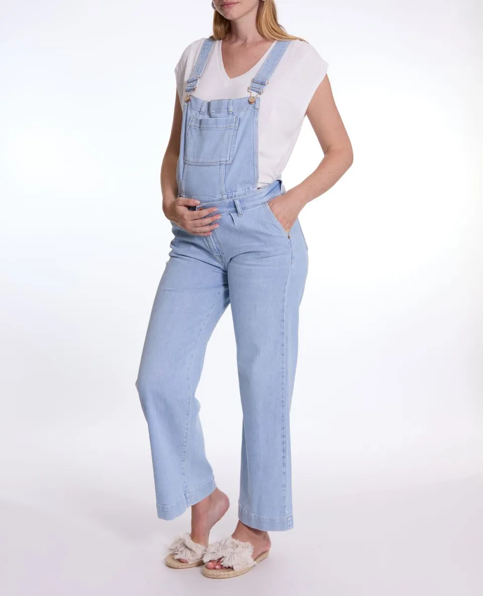cache-c-ur-kelly-light-blue-salopette-grossesse-en-jean image 1