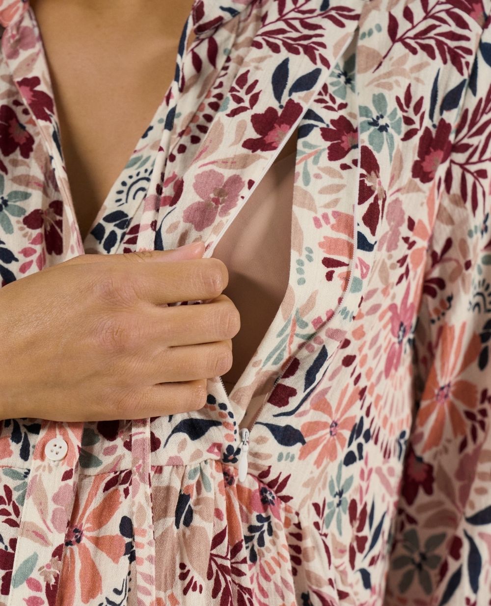 cache-c-ur-robe-d-allaitement-capucine-multicolore image 7