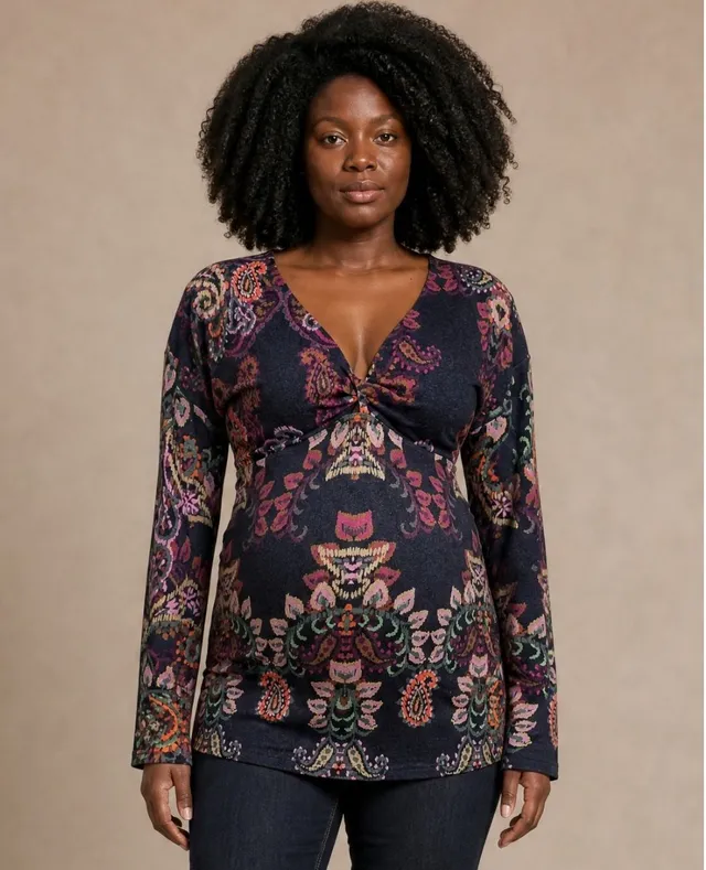 cache-c-ur-tina-t-shirt-de-grossesse-et-d-allaitement-multicolore image 1