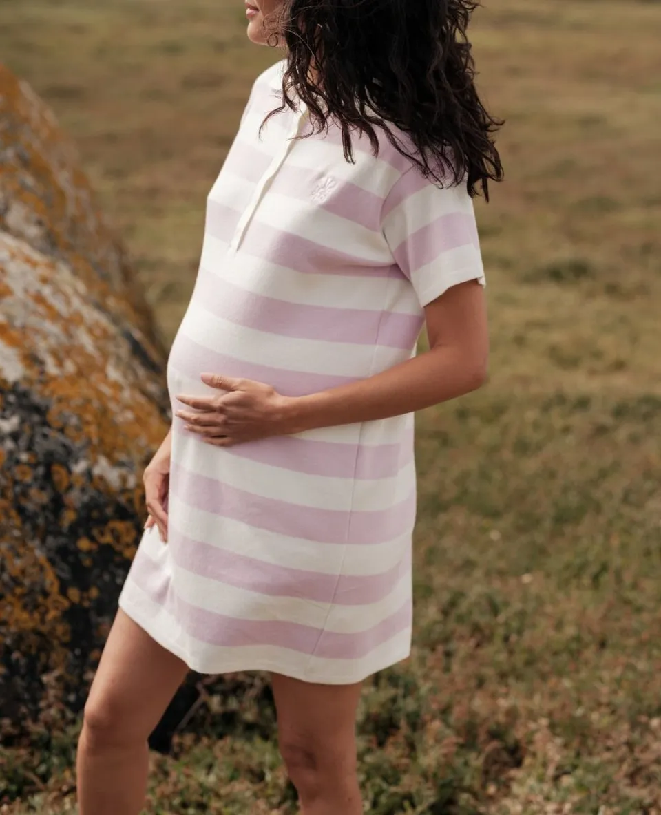 cache-c-ur-hamptons-robe-d-allaitement-polo-parme image 1