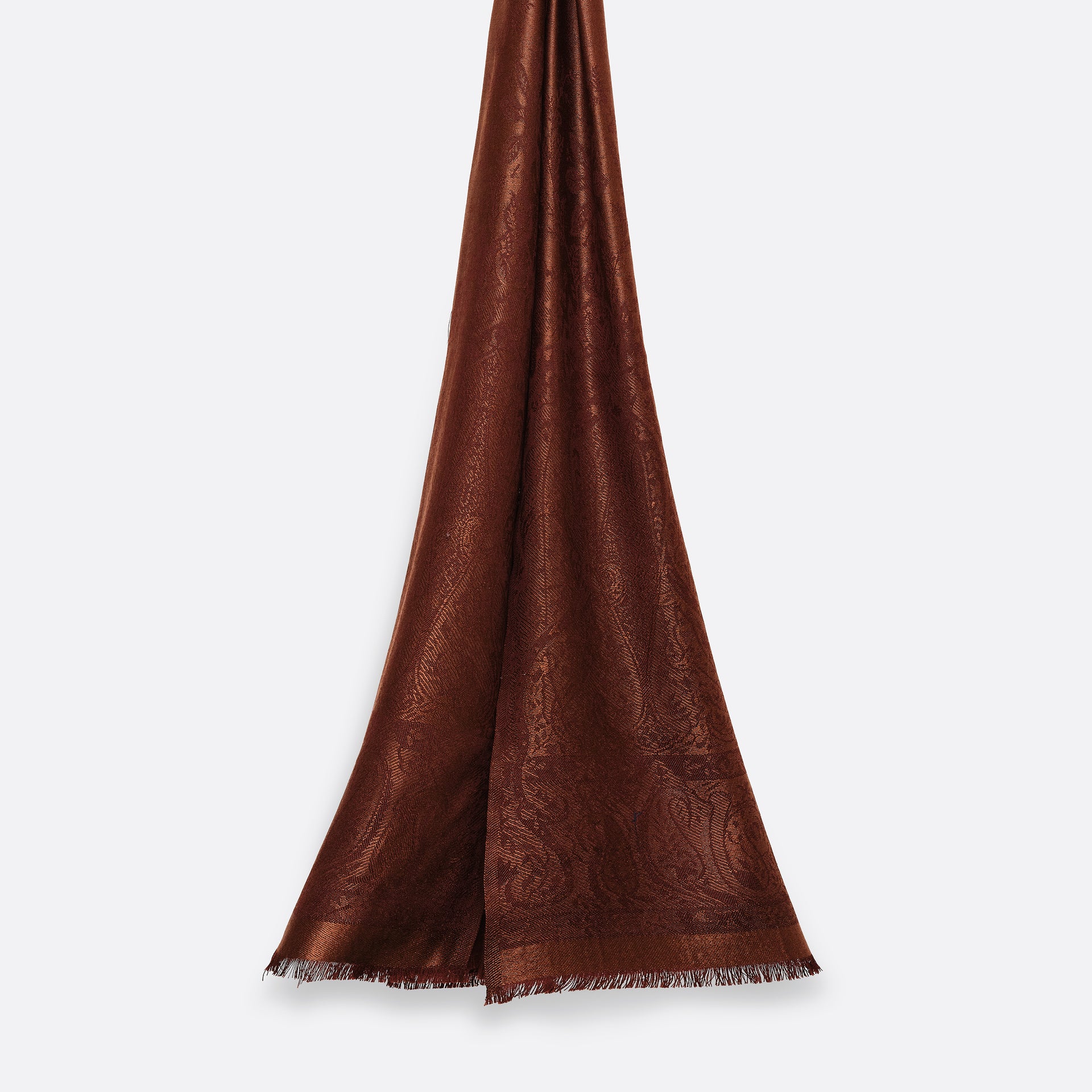 petrusse-stole-palma-caramel-brown-tole-jacquard image 1