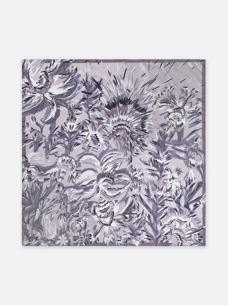 petrusse-lena-gris-carr-soie-90cm-dition-limit-e image 1