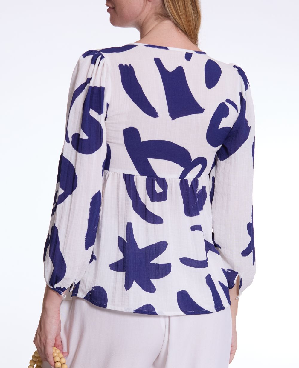 cache-c-ur-corfou-blouse-grossesse-et-allaitement-manches-ballon-multico image 3