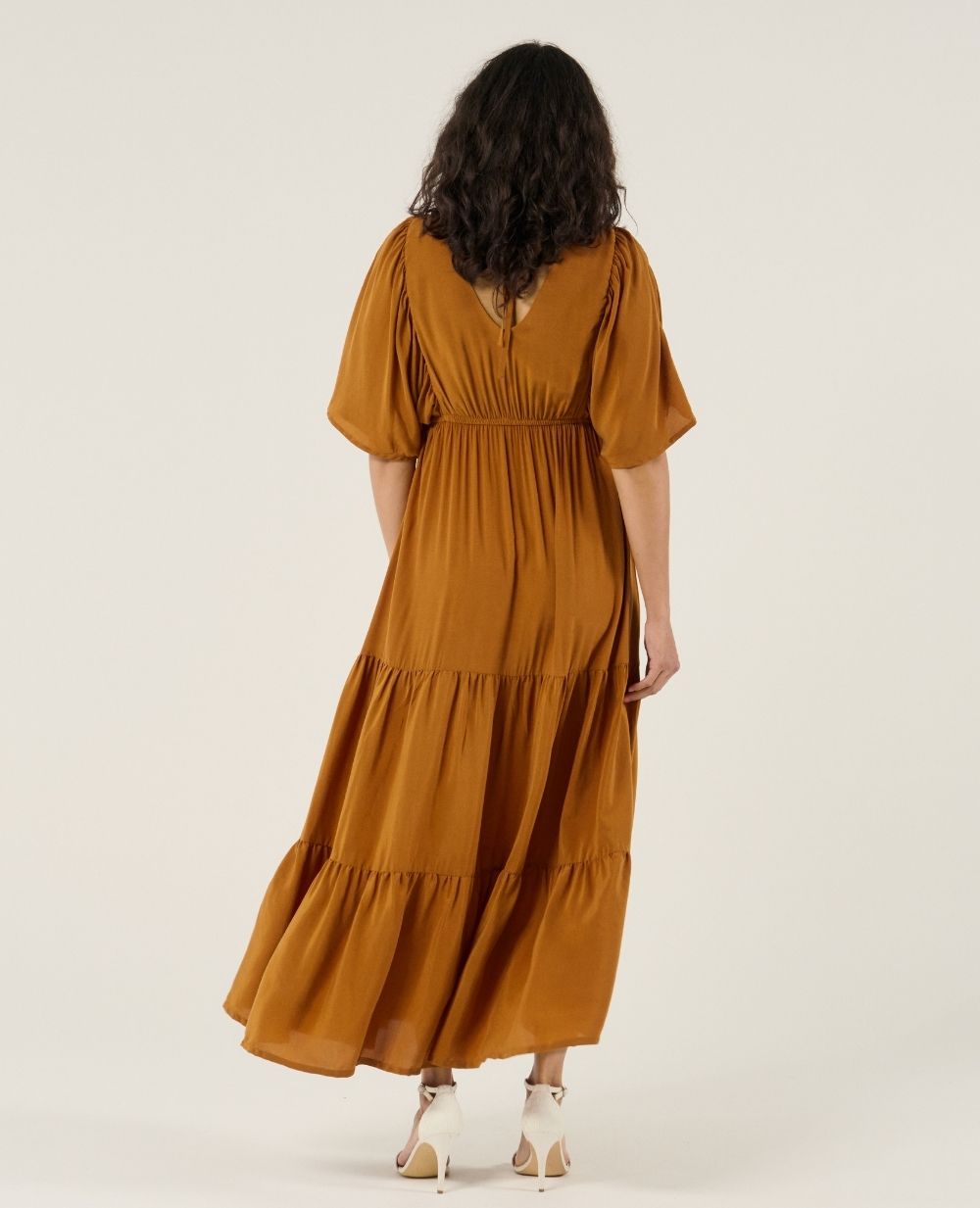 cache-c-ur-robe-longue-de-maternit-claudette-camel image 5