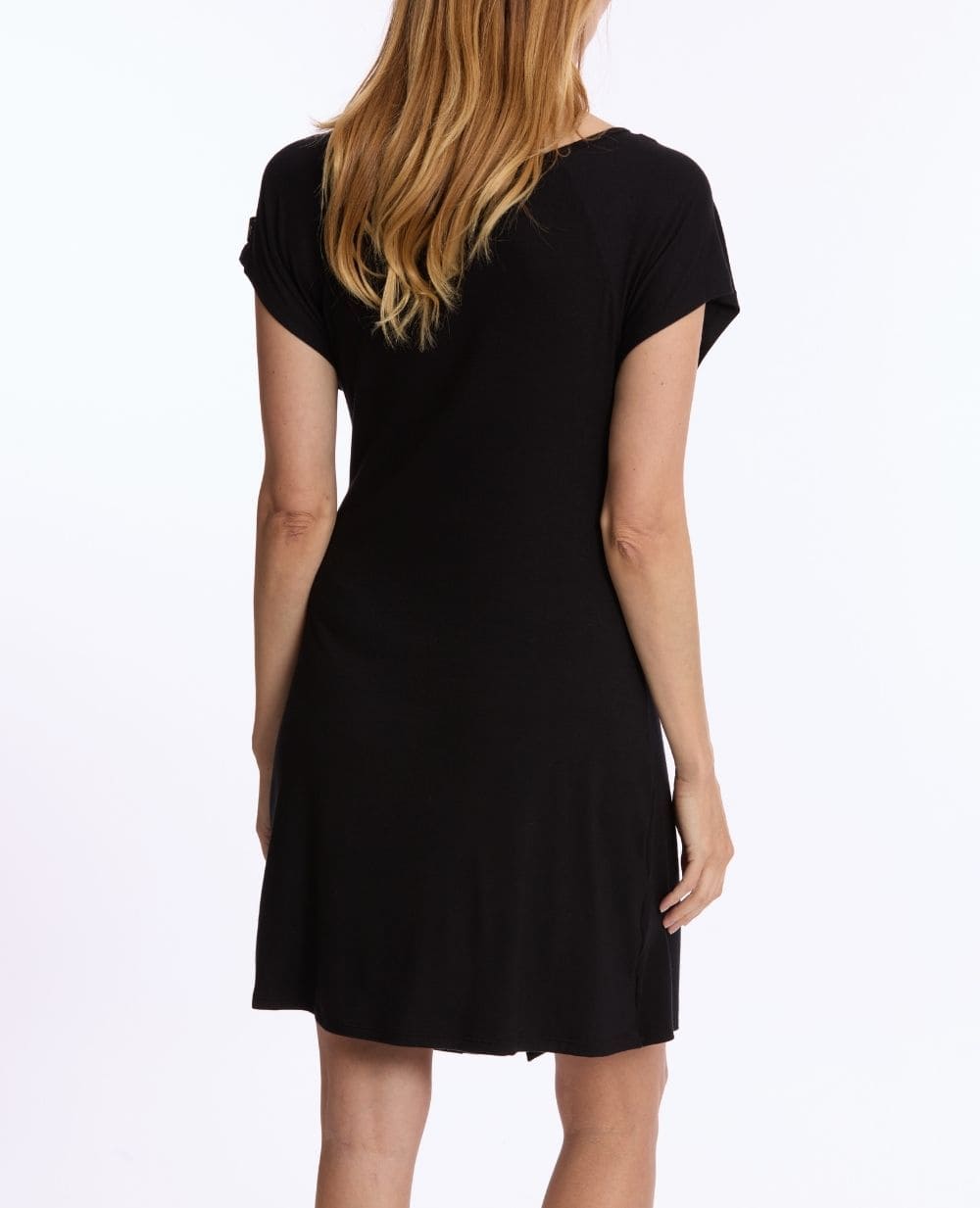 cache-c-ur-chemise-de-nuit-maternit-et-allaitement-louna-noir image 3