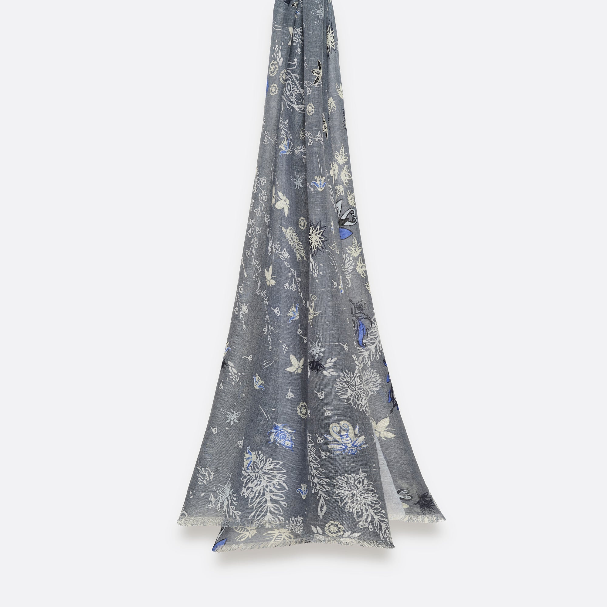 petrusse-artemis-denim-tole-lin-et-modal-motif-palmettes image 2