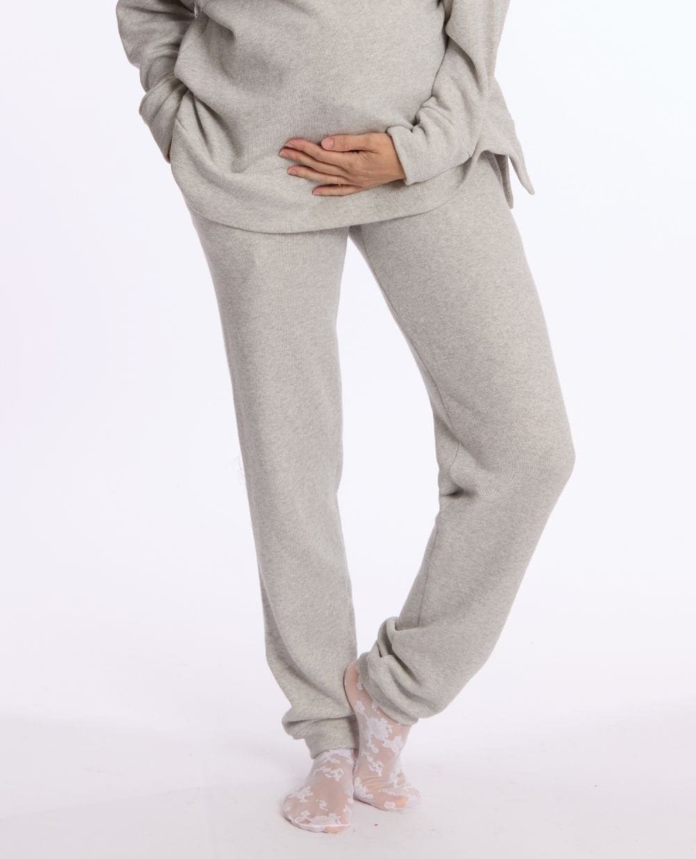 cache-c-ur-billie-gris-jogging-maternit-coton-bio image 6
