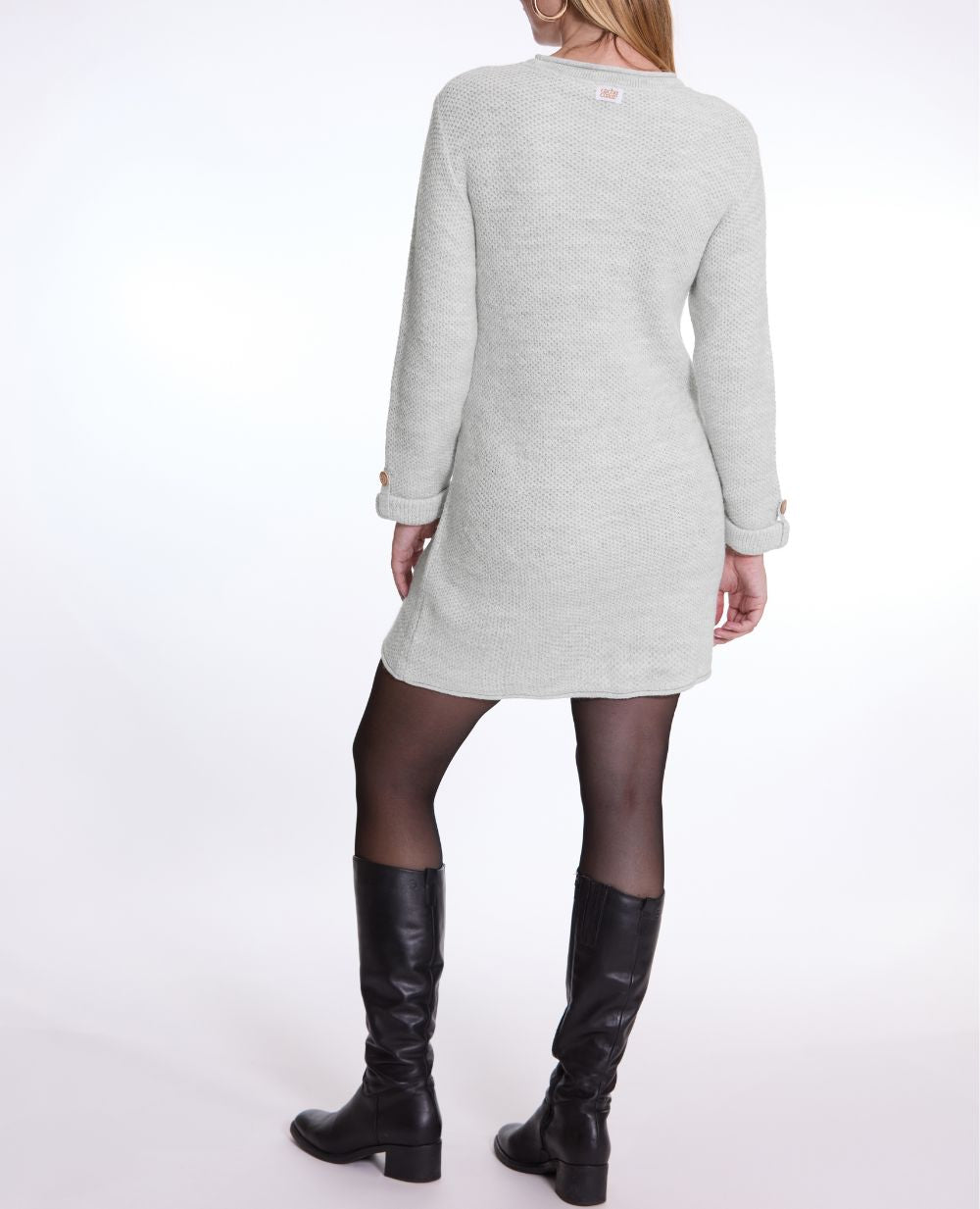 cache-c-ur-honey-robe-pull-grossesse-et-allaitement-gris-perle image 4
