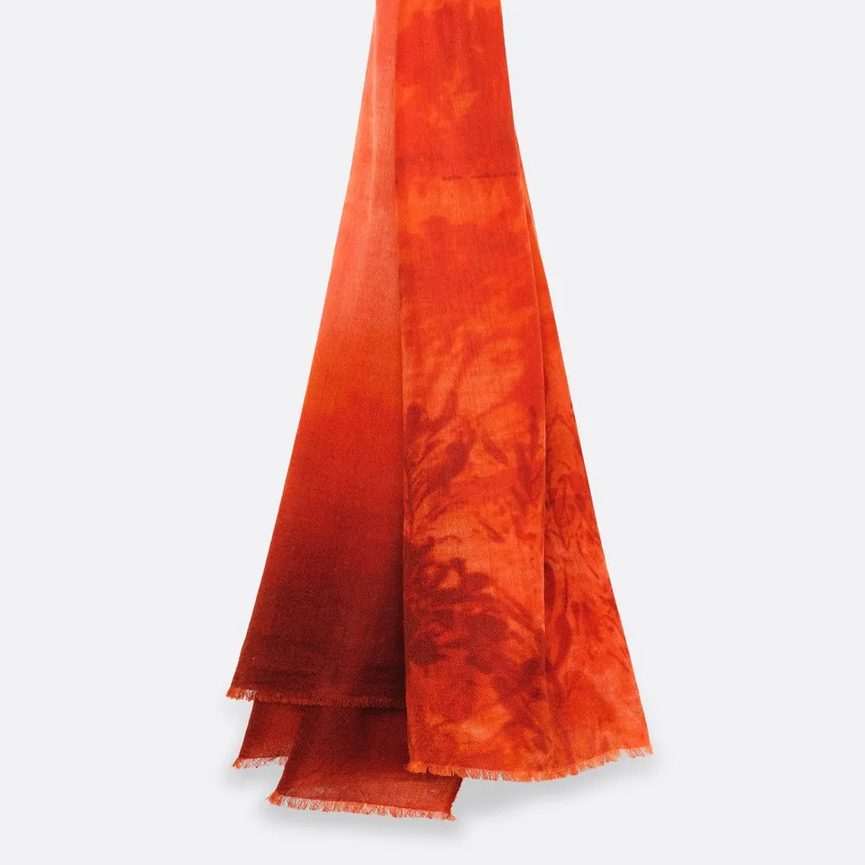 petrusse-pyla-orange-longue-tole-2m-cachemire-faux-uni image 1