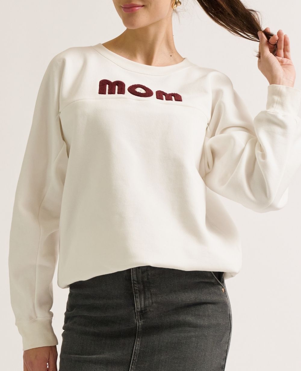 cache-c-ur-mom-sweat-de-grossesse-et-allaitement-ivoire image 5
