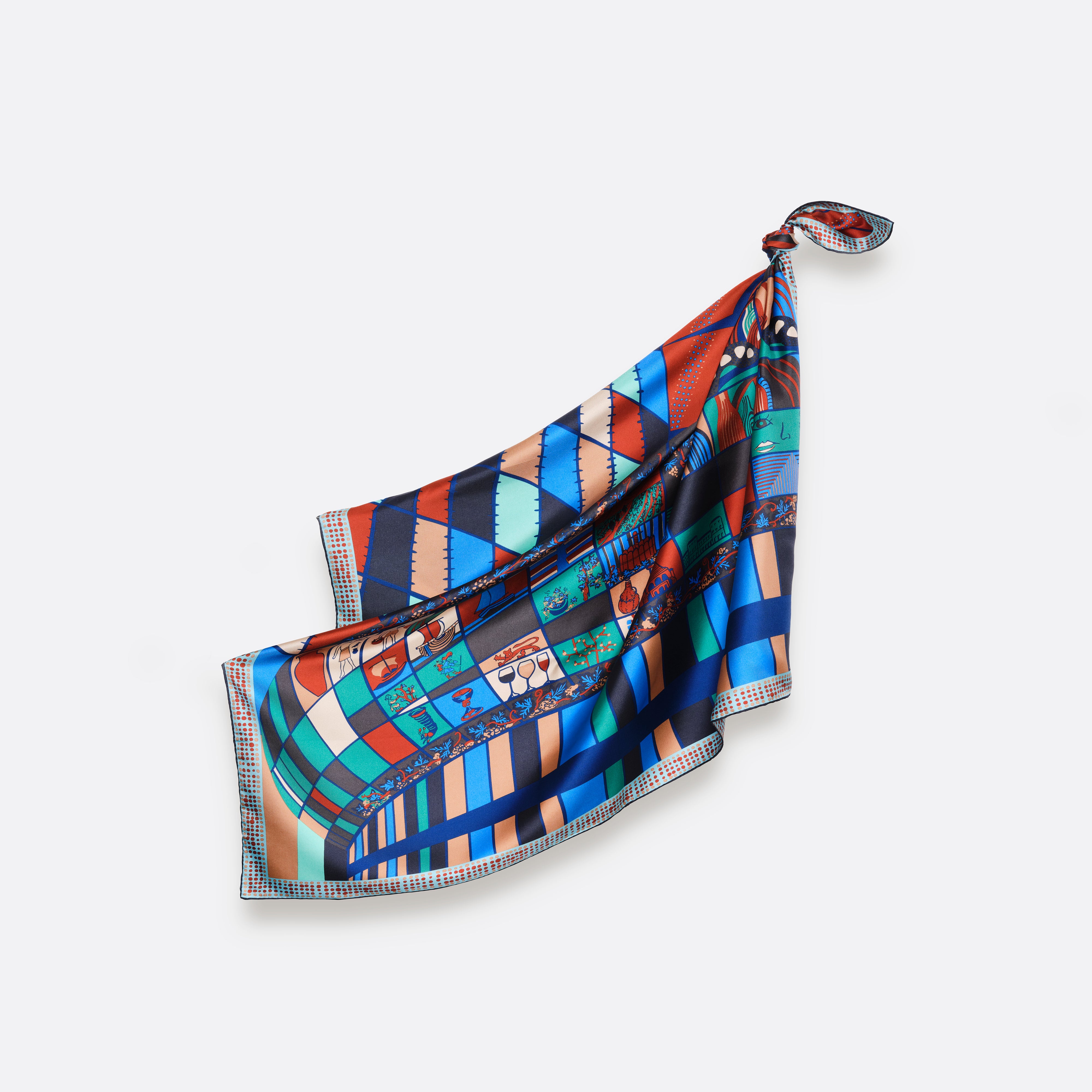petrusse-carr-soie-90-calix-bleu-clair-foulard-cit-du-vin image 3