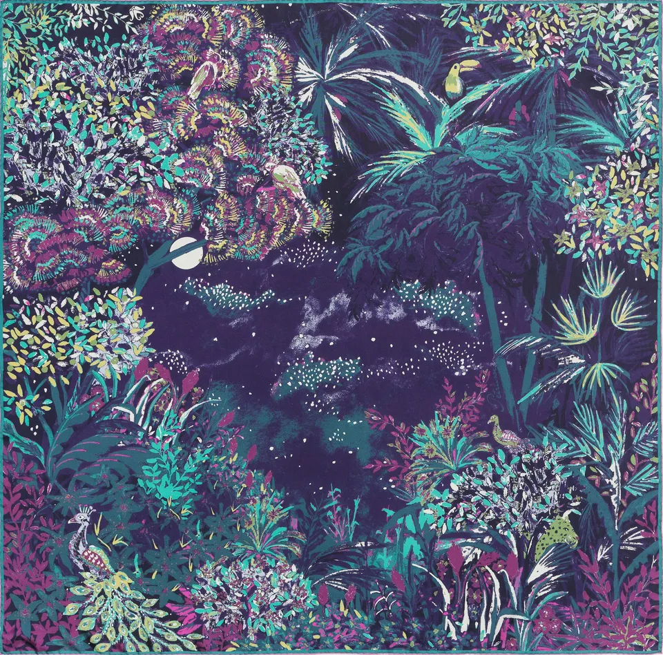 petrusse-idylle-turquoise-blue-carr-soie-105cm-france image 1