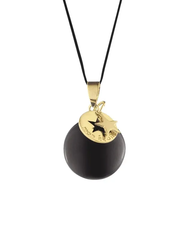 cache-c-ur-bola-de-grossesse-mon-etoile-email-noir-cordon-r-glable image 1