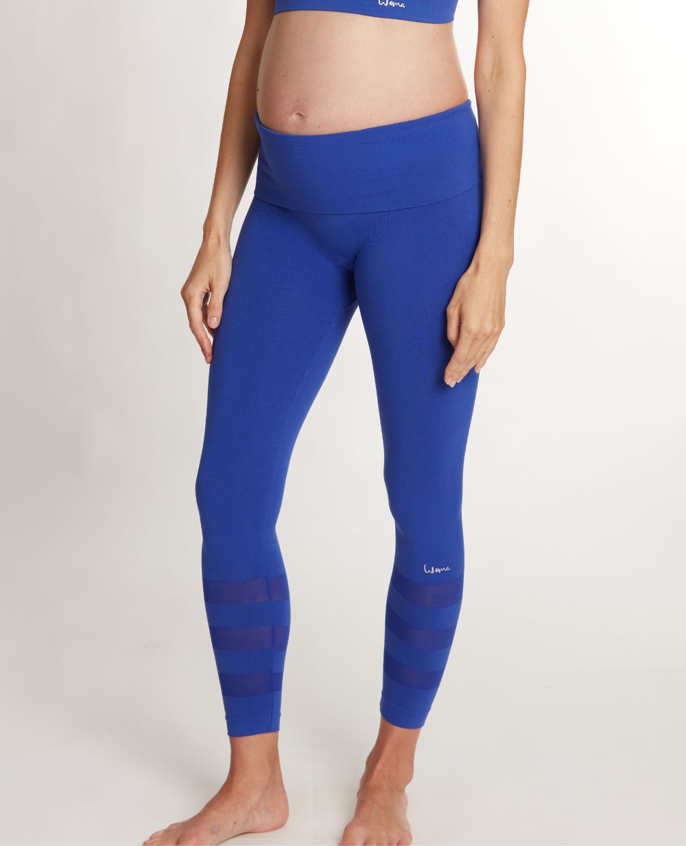 cache-c-ur-woma-legging-de-sport-et-de-grossesse-bleu-electrique image 4
