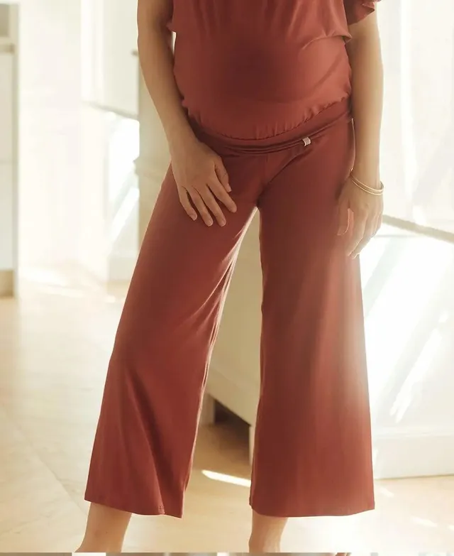 cache-c-ur-origin-pantalon-7-8-me-de-grossesse-terracotta image 1
