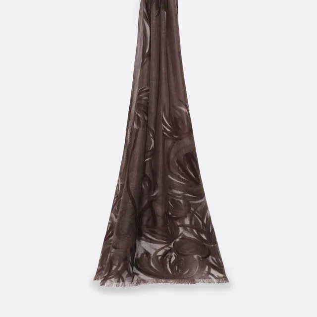petrusse-flore-black-tole-en-cachemire-noir-floral image 1