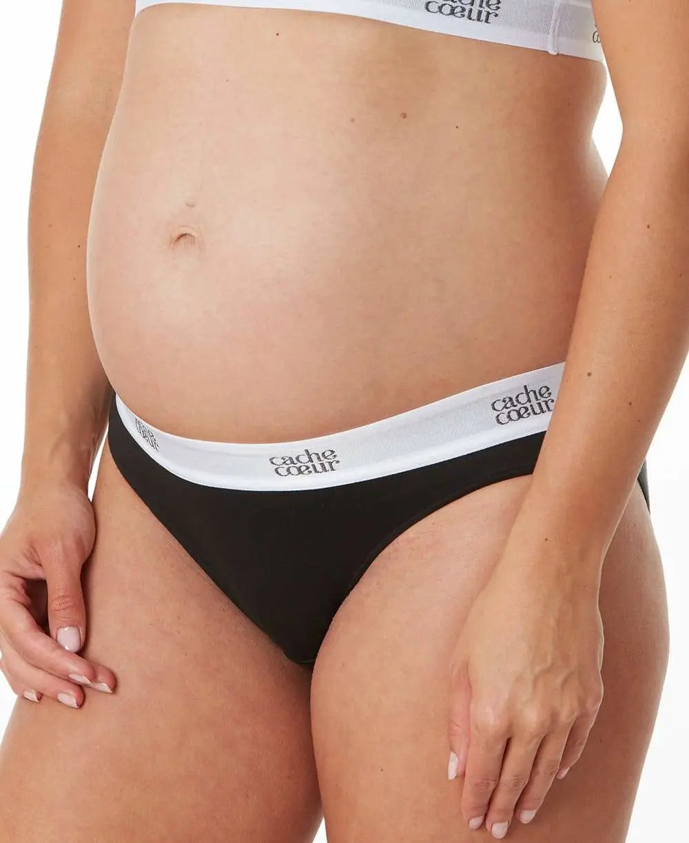 cache-c-ur-life-culotte-de-grossesse-sans-couture-noir image 2