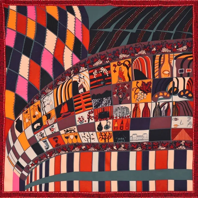 petrusse-carr-soie-90-calix-fruit-rouge image 1