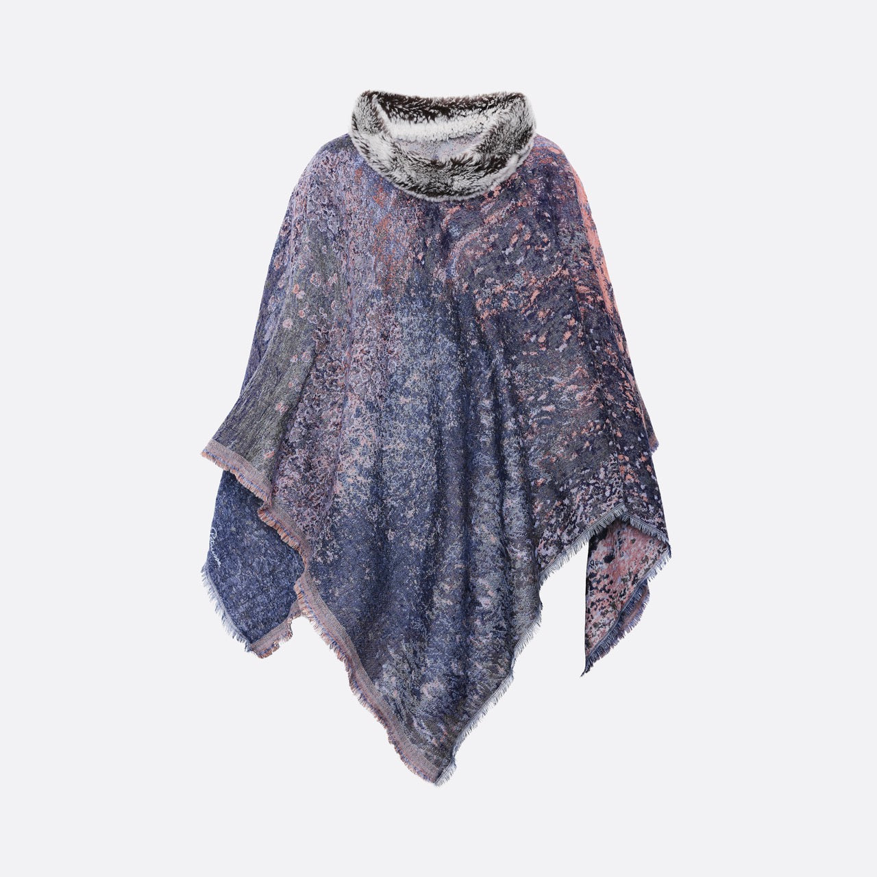 petrusse-poncho-illusion-bleu-pr-t-porter-atelier-france image 1