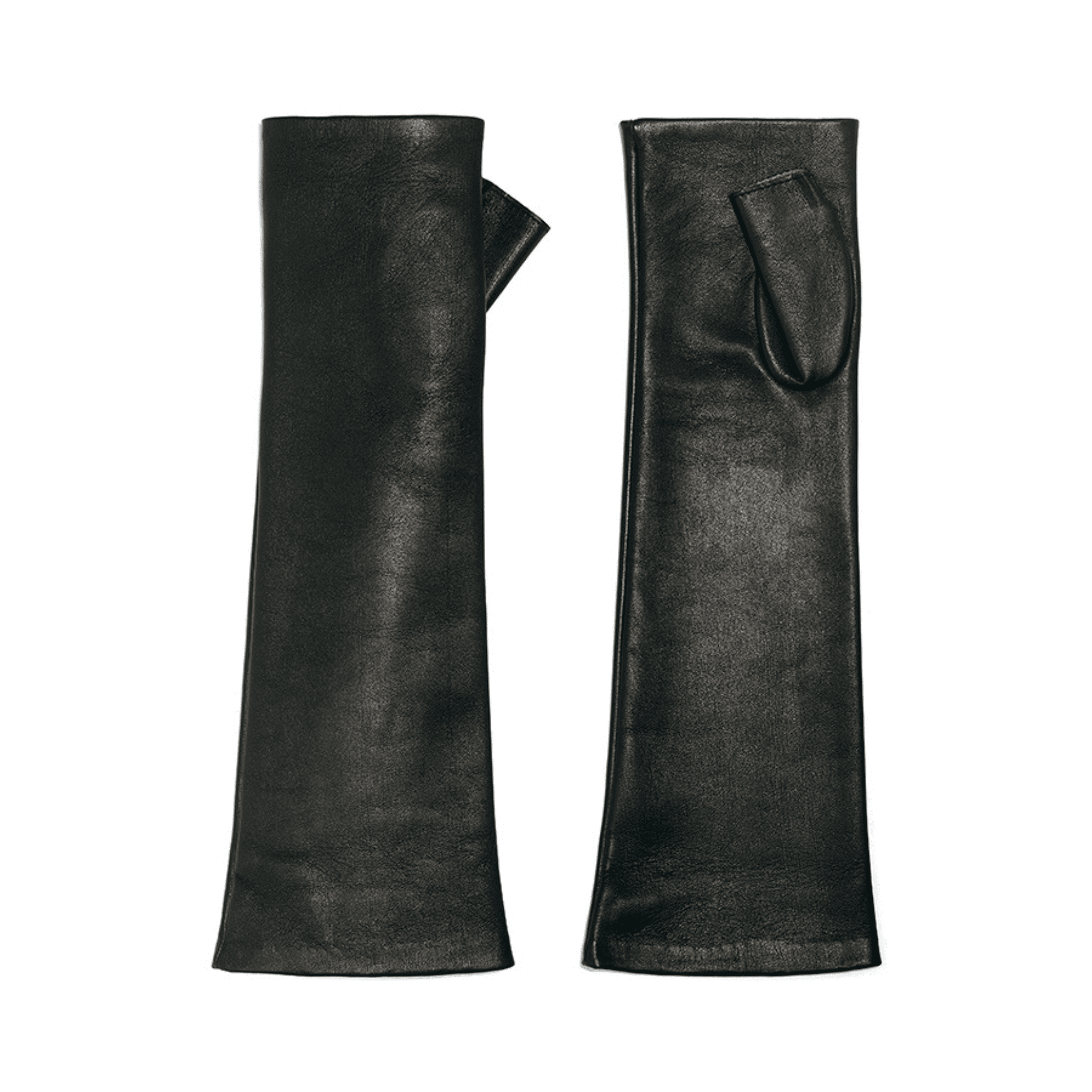 causse-castiglione-manchettes-en-cuir-d-agneau-longues-doubl-es-soie-femme image 1
