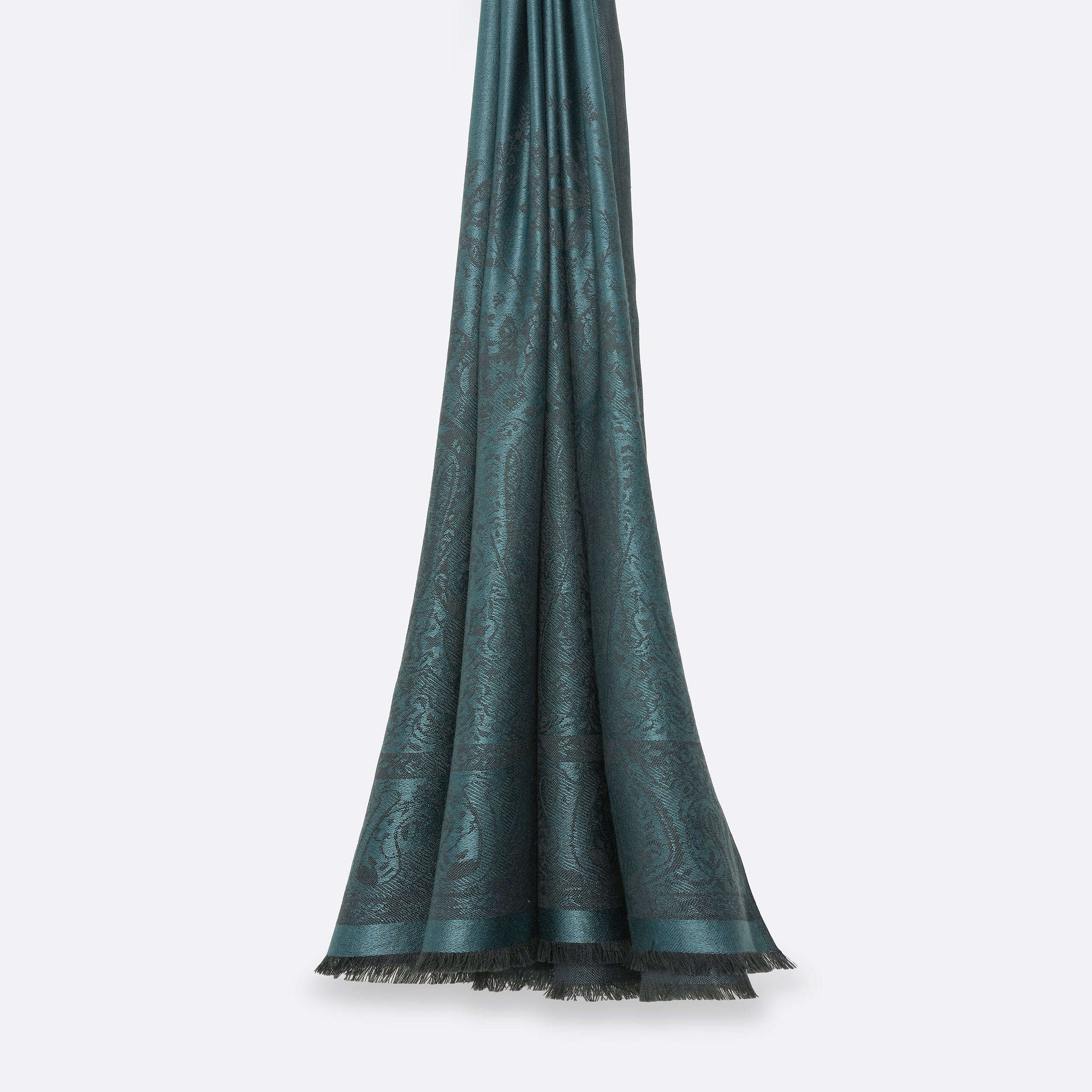 petrusse-tole-palma-bleu-amazonite-jacquard-soie-et-laine image 1