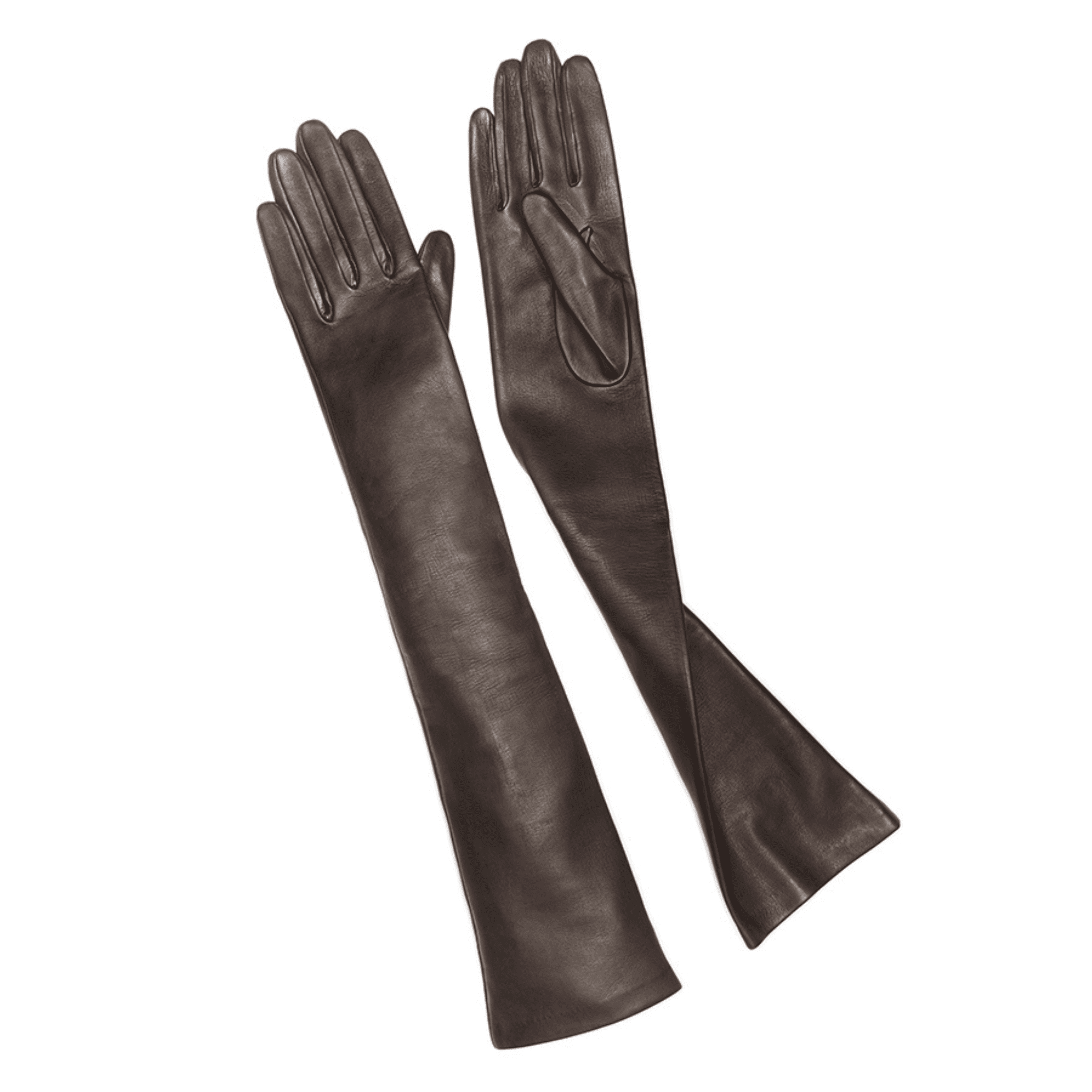 causse-castiglione-gants-longs-cuir-d-agneau-femme-coude-soie image 1