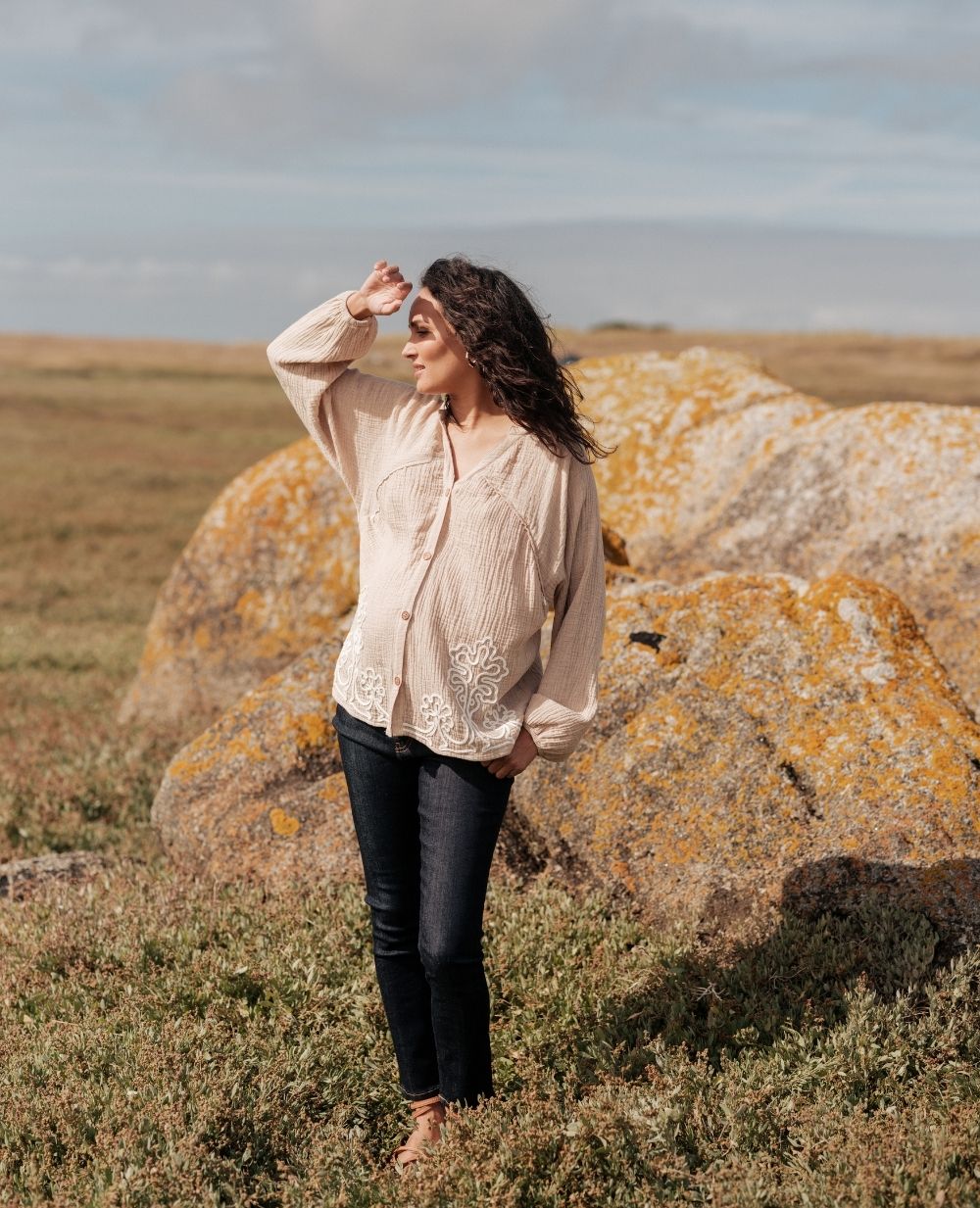 cache-c-ur-blouse-d-allaitement-sarah-beige image 1
