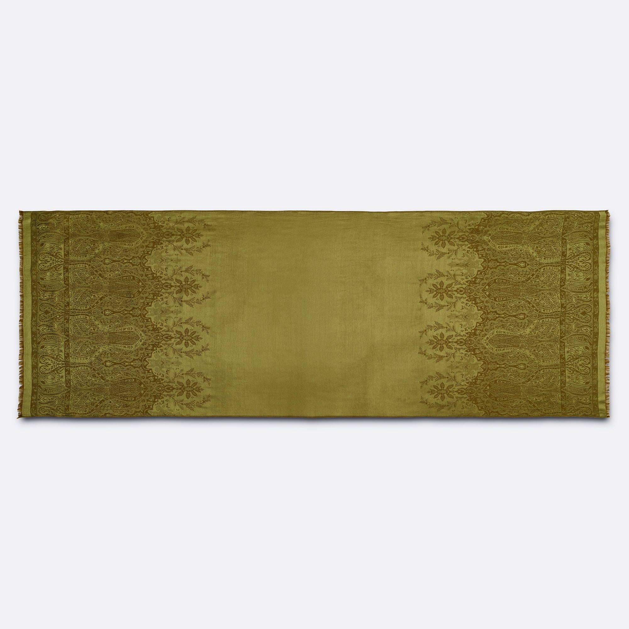 petrusse-palma-olive-tole-jacquard-soie-et-laine image 3