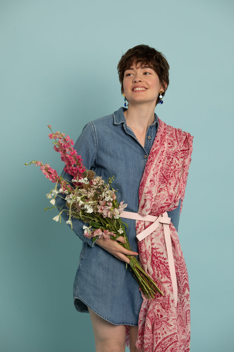 petrusse-th-s-e-rose-poudre-grande-tole-laine-et-soie image 4