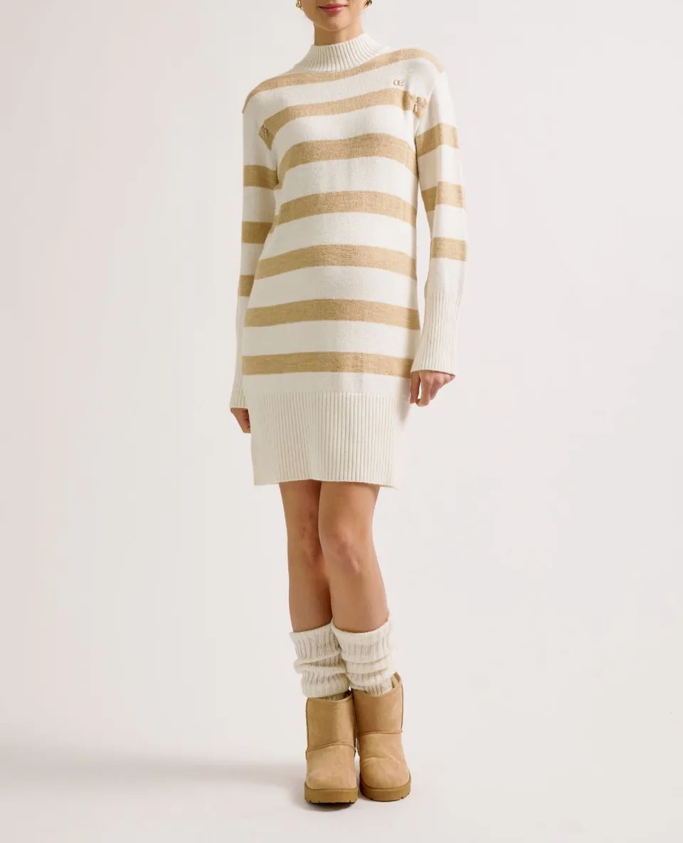 cache-c-ur-robe-pull-grossesse-et-allaitement-normandie-beige-ivoire image 1