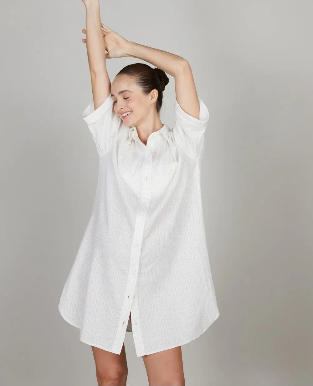 cache-c-ur-paulette-chemise-de-nuit-grossesse-et-allaitement-blanc image 7