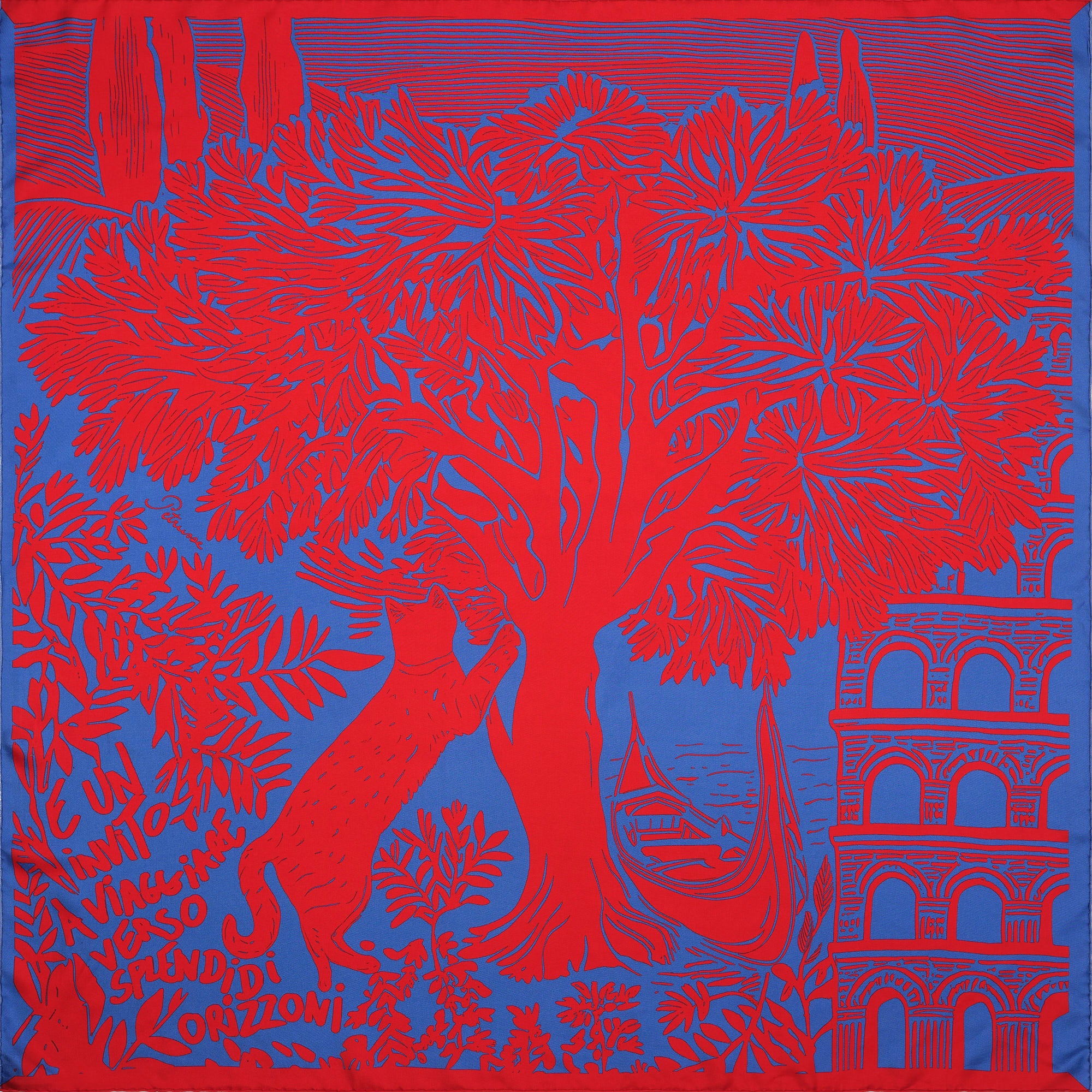 petrusse-olivier-bleu-carr-soie-90-x-90-cm image 1