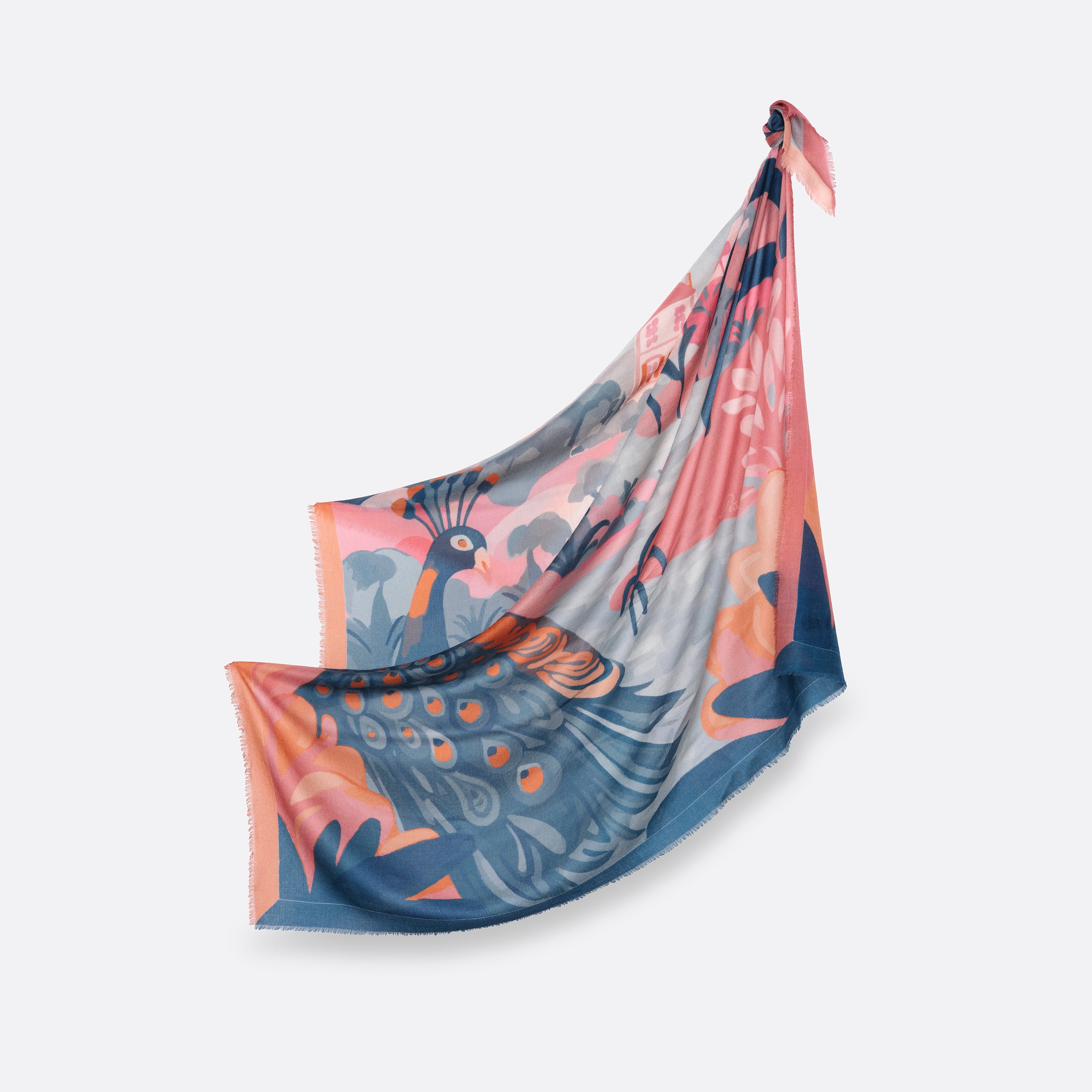 petrusse-carr-cachemire-120-elio-orange-abricot-grande-tole image 2