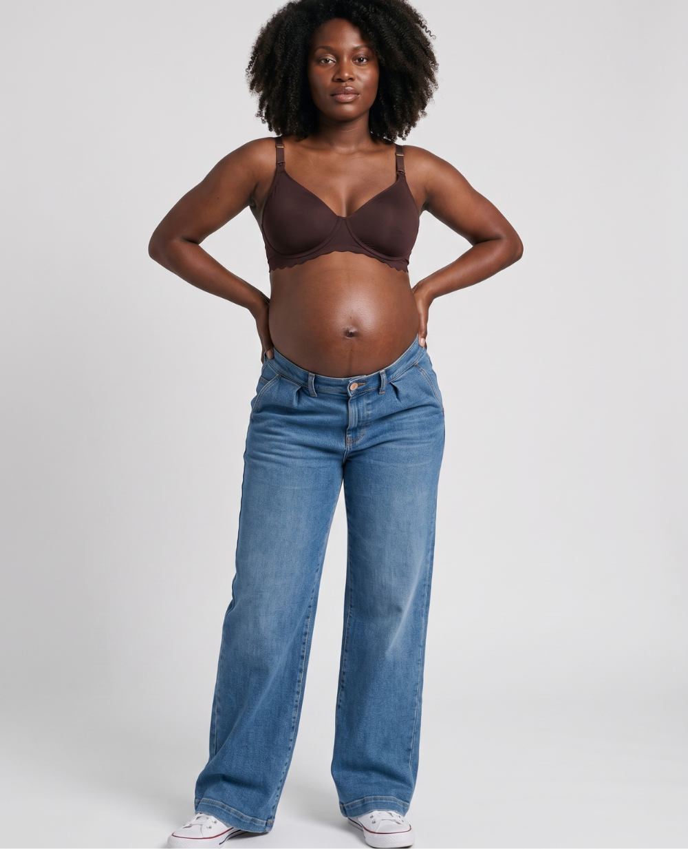 cache-c-ur-kelly-mid-blue-jean-de-grossesse-wide-leg image 1