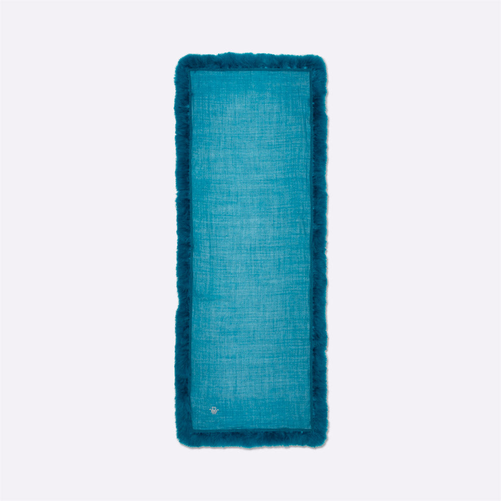 petrusse-amour-emeraude-tole-laine-et-soie-plumes image 2