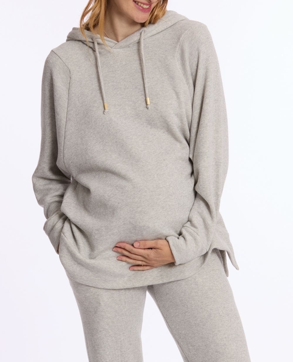 cache-c-ur-billie-sweat-capuche-de-grossesse-et-d-allaitement-gris image 4