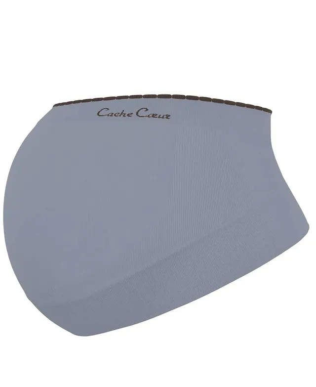 cache-c-ur-illusion-ceinture-de-maintien-de-grossesse-gris image 1