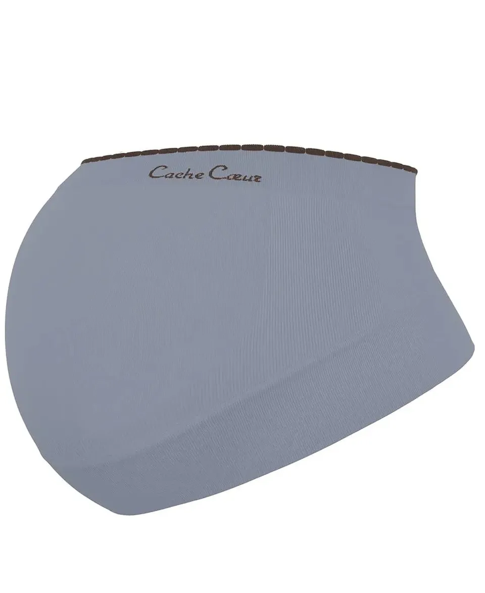 cache-c-ur-illusion-ceinture-de-maintien-de-grossesse-gris image 1