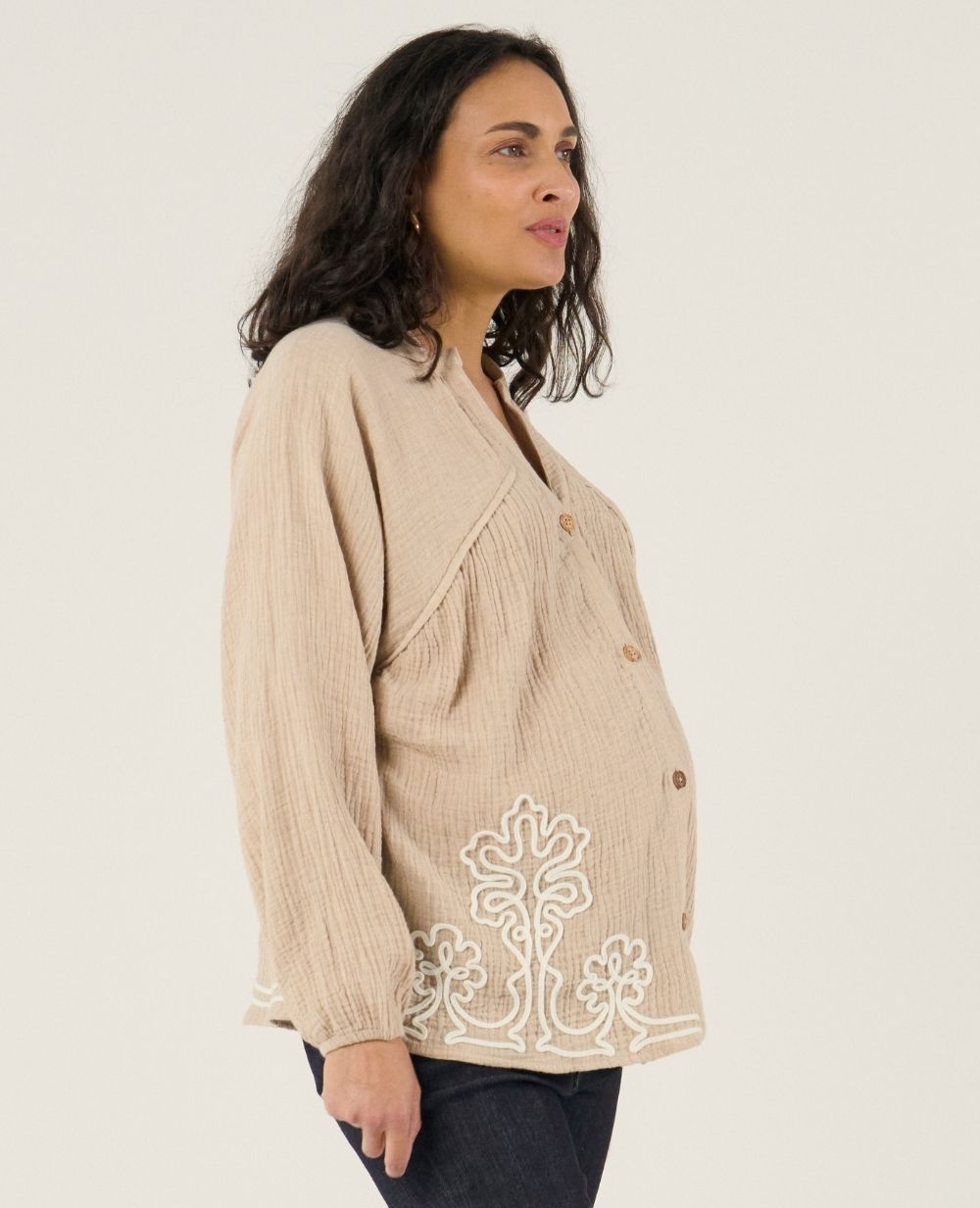 cache-c-ur-blouse-d-allaitement-sarah-beige image 3