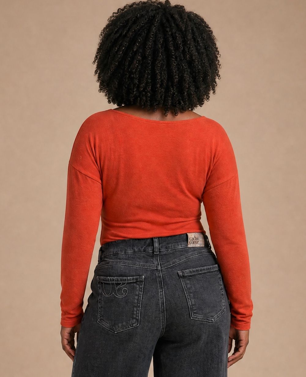 cache-c-ur-tina-t-shirt-grossesse-et-allaitement-cuivre image 3