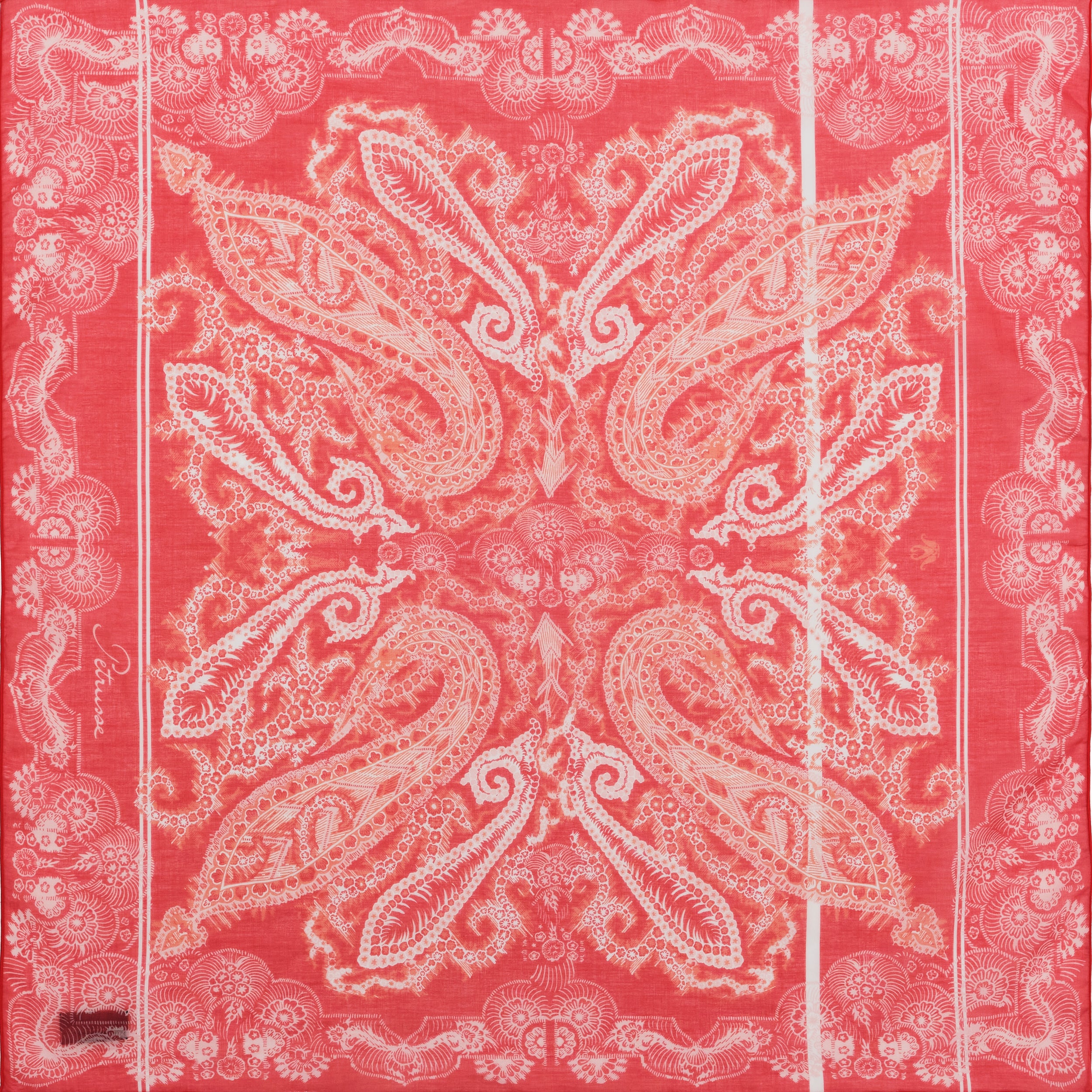 petrusse-carr-coton-50-ida-rose-des-bois-petit-carr-bandana image 1