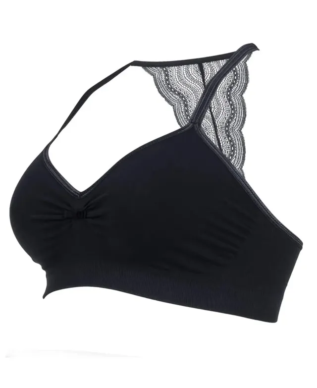 cache-c-ur-serenity-brassi-re-de-grossesse-et-allaitement-noir-sans-armature image 1