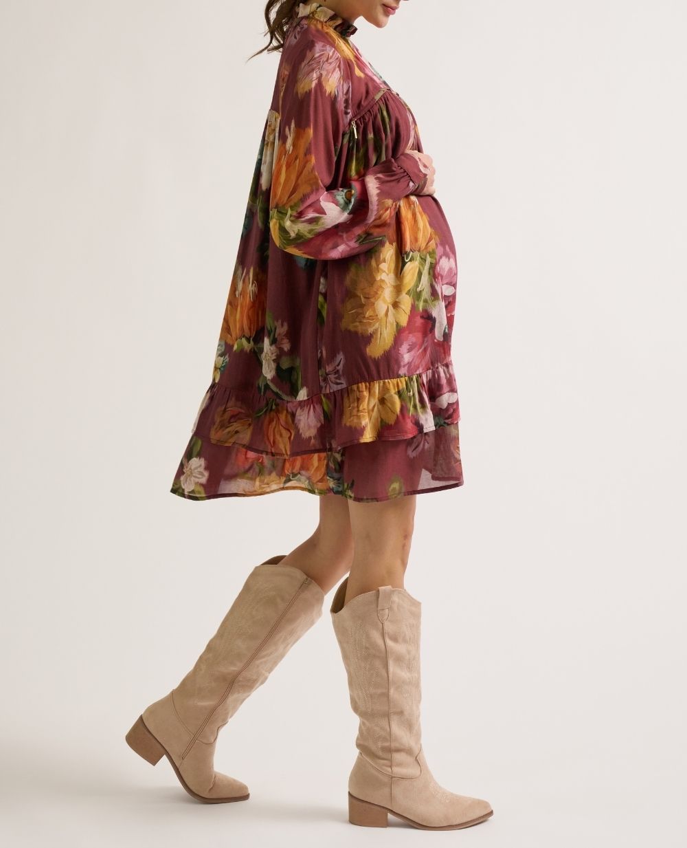 cache-c-ur-elisabeth-robe-de-grossesse-et-allaitement-multicolore image 2