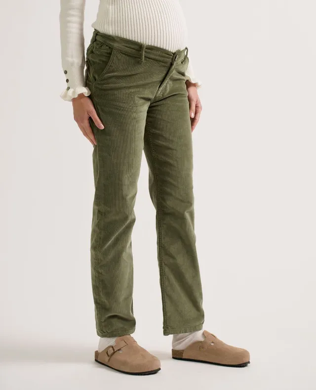 cache-c-ur-william-pantalon-droit-de-maternit-kaki image 1