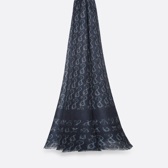 petrusse-tole-cachemire-oscar-blue image 1
