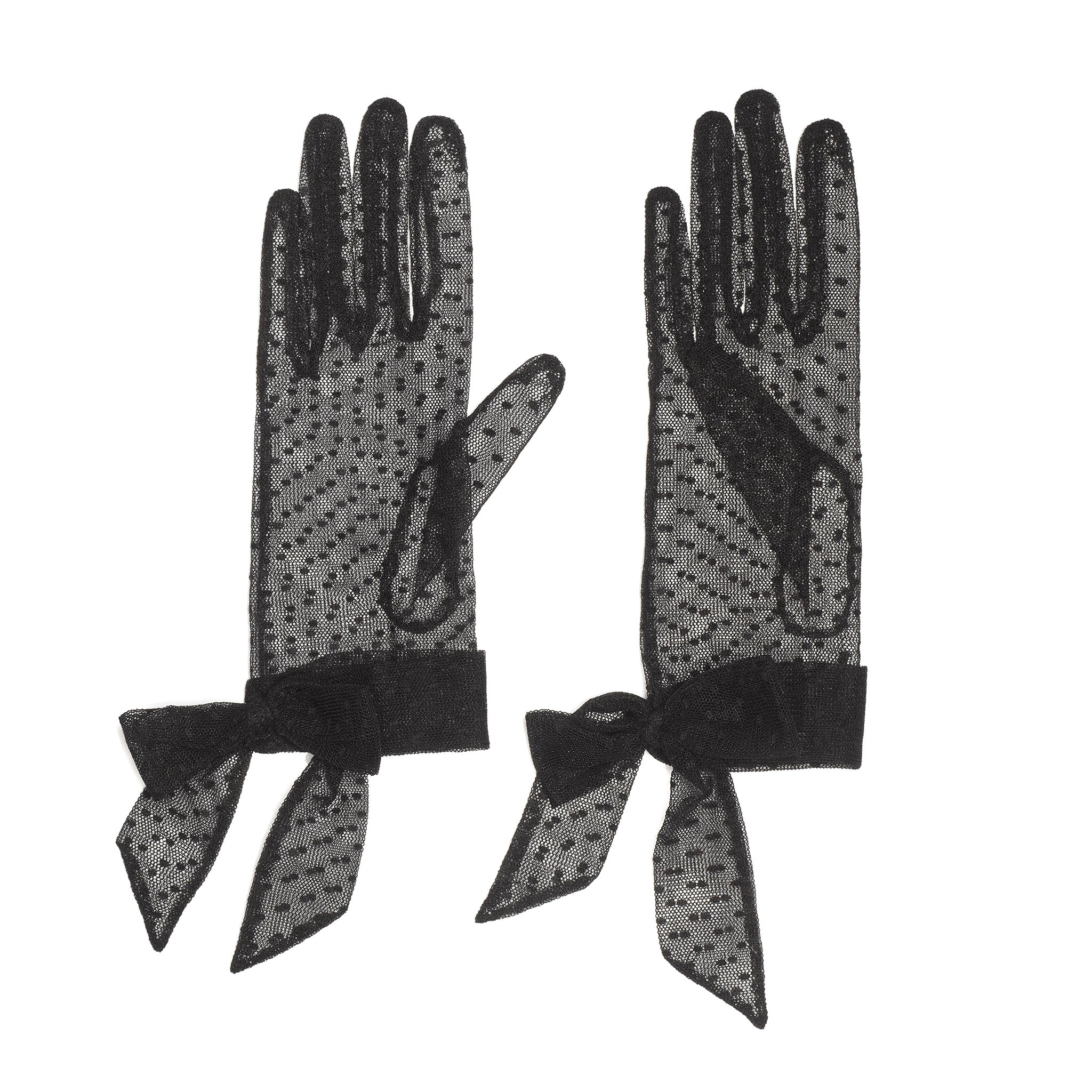 causse-ch-ri-ch-rie-gants-femme-en-tulle-n-ud image 1