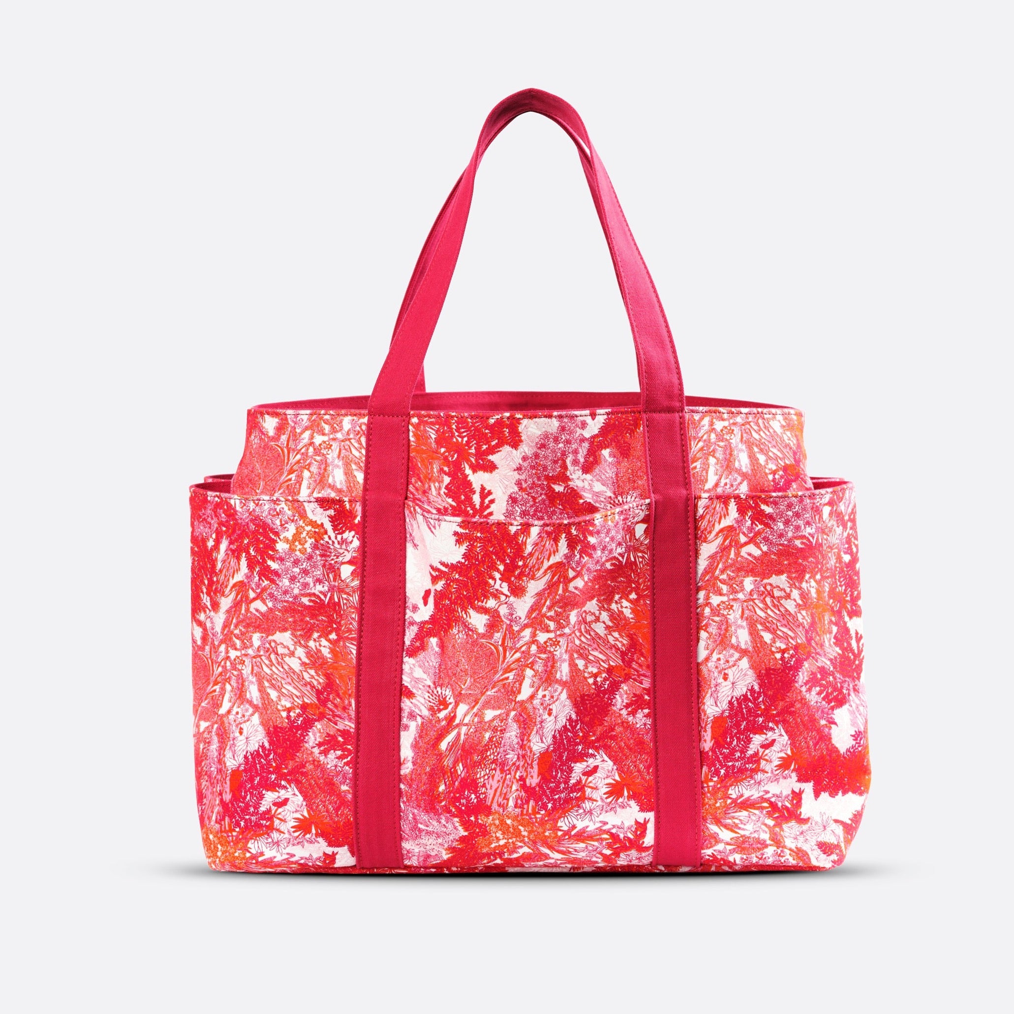 petrusse-sac-jos-phine-dition-limit-e-grand-cabas-rose-imprim-eve-sorbet image 6