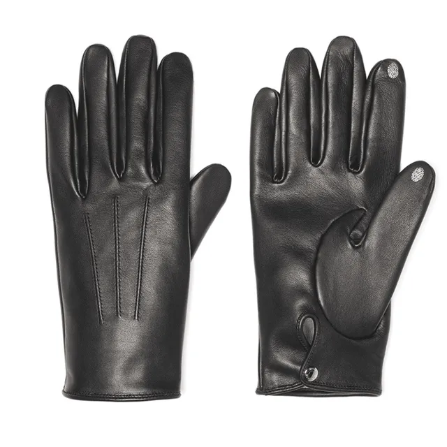 causse-oscar-gants-tactiles-en-cuir-d-agneau-pour-homme image 1
